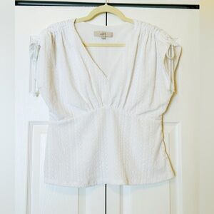 Loft Eyelet Top